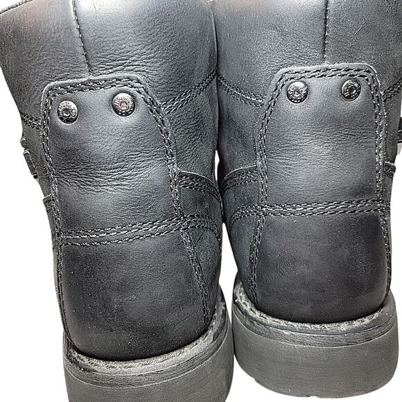 HARLEY DAVIDSON Boots Black Leather 5.5\